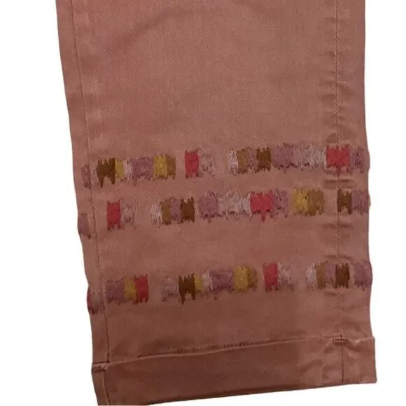 Driftwood Embroidered Pants size M NWT - Picture 2 of 4